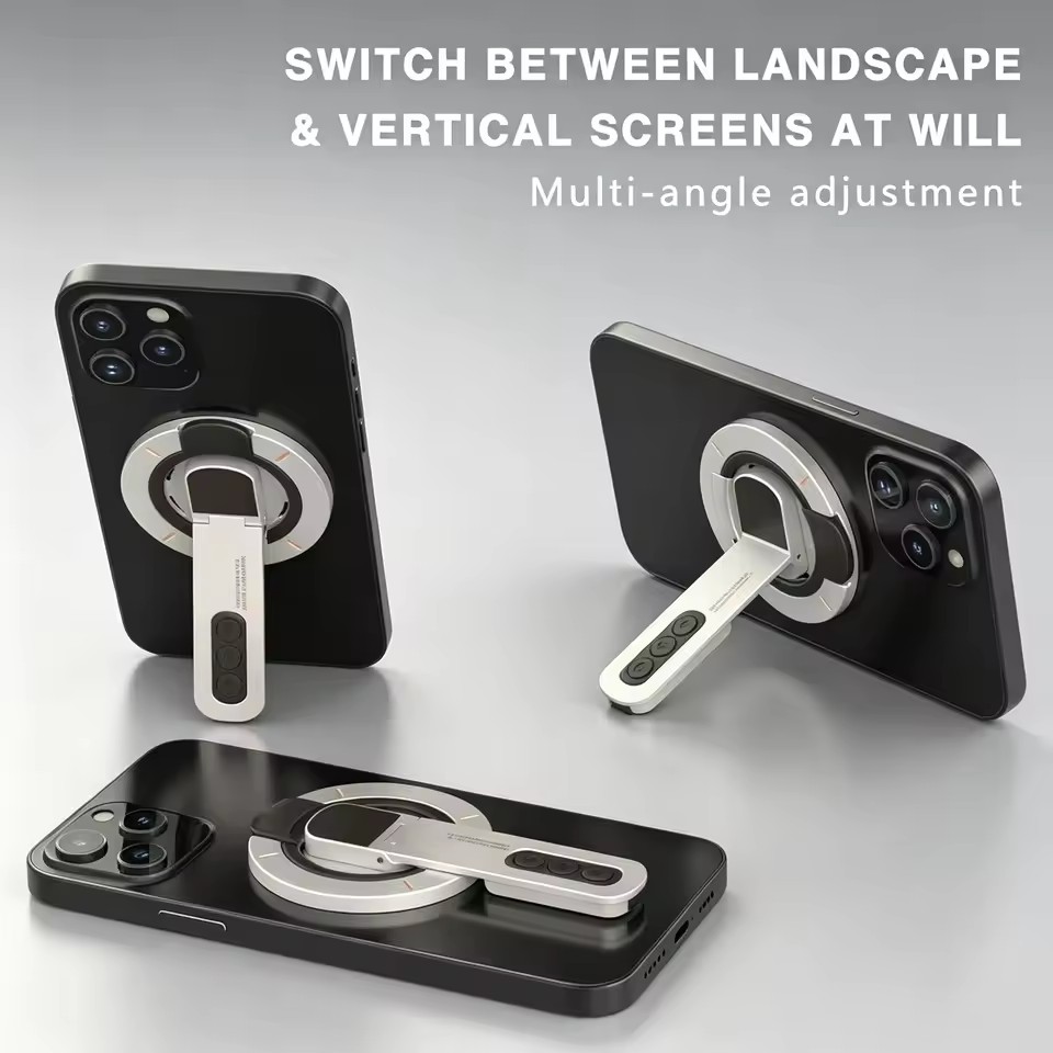 Phone Accessories And Gadgets - Double Sided Magnetic Finger Ring Holder