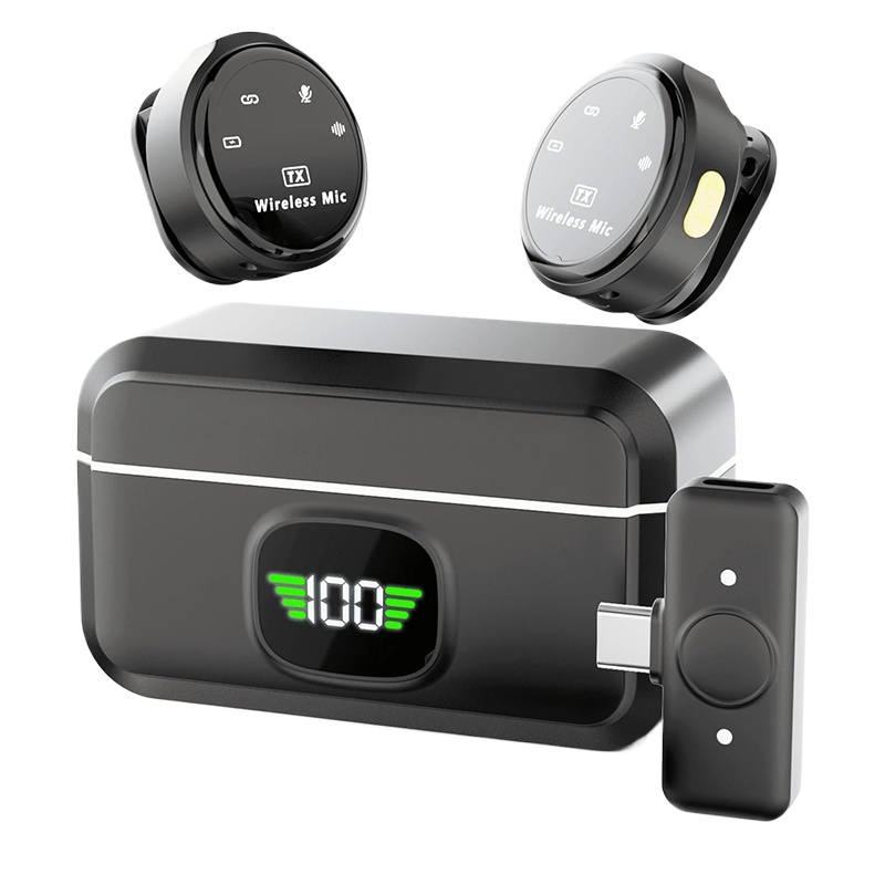 Wireless Lavalier Microphone f - đánh giá và giá Type C Adapter