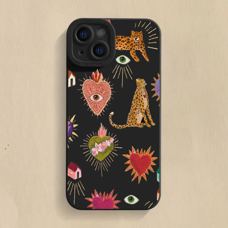 Floral Leopard Eyes Phone Case - đánh giá và giá Phone Accessories Samsung