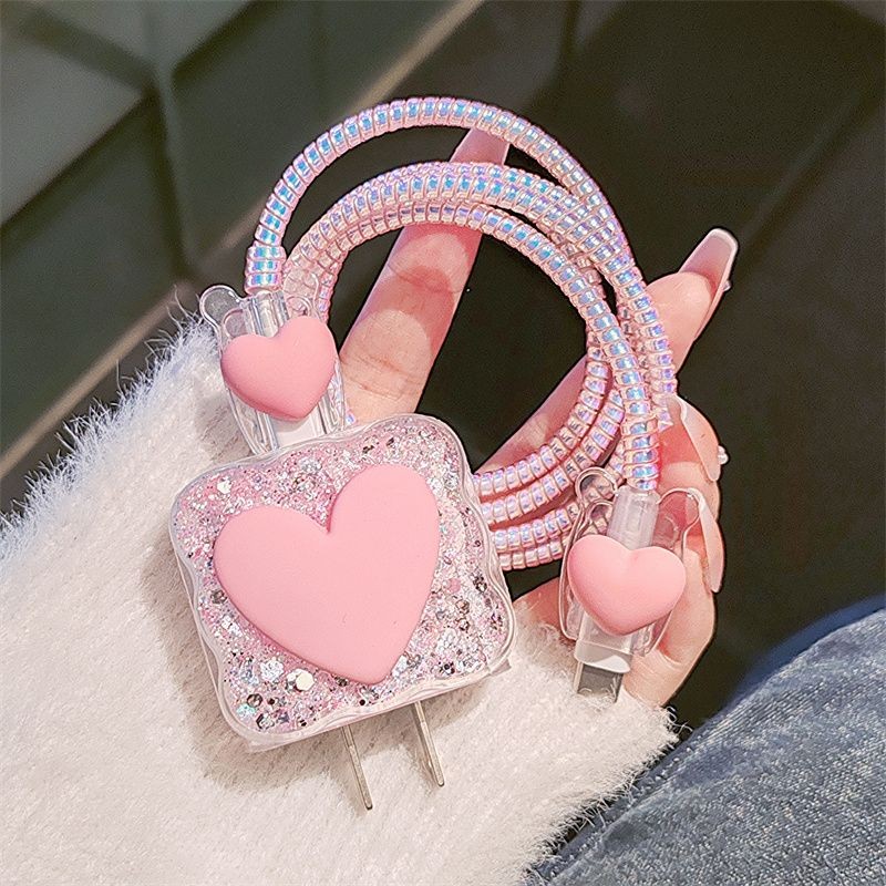 High Quality Pink Heart Charge - đánh giá và giá Phone Accessories Online