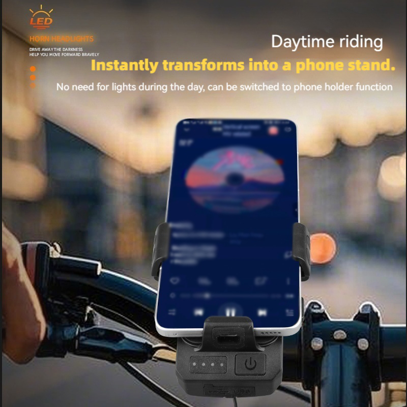 Bicycle Front Light with Horn  - đánh giá và giá Phone Zone Accessories
