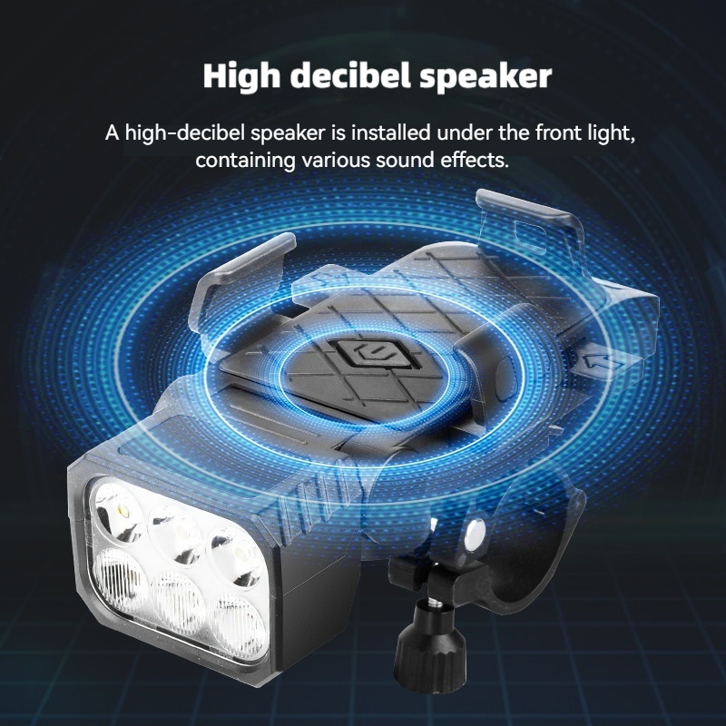 Bicycle Front Light with Horn  - đánh giá và giá Phone Zone Accessories