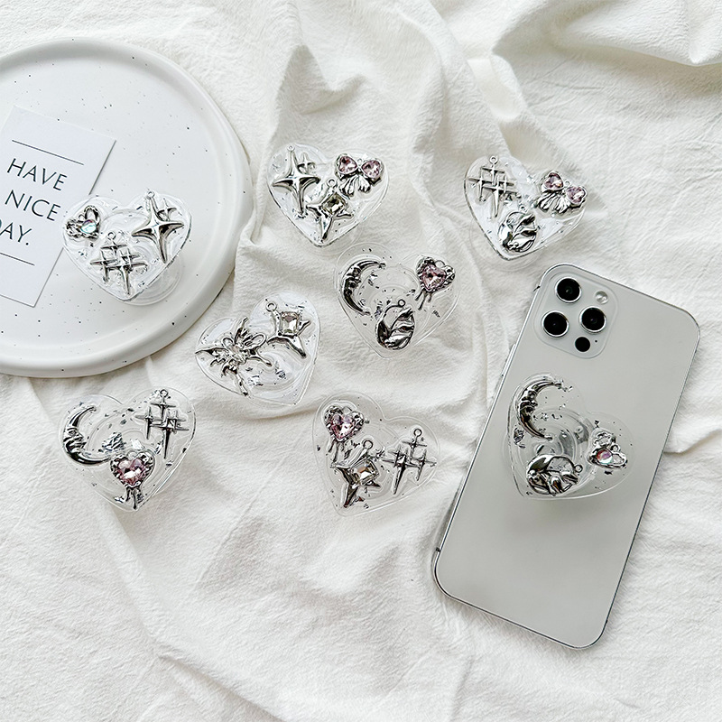 Clear Heart Phone Grip Holder  - đánh giá và giá Phone Accessories And Gadgets
