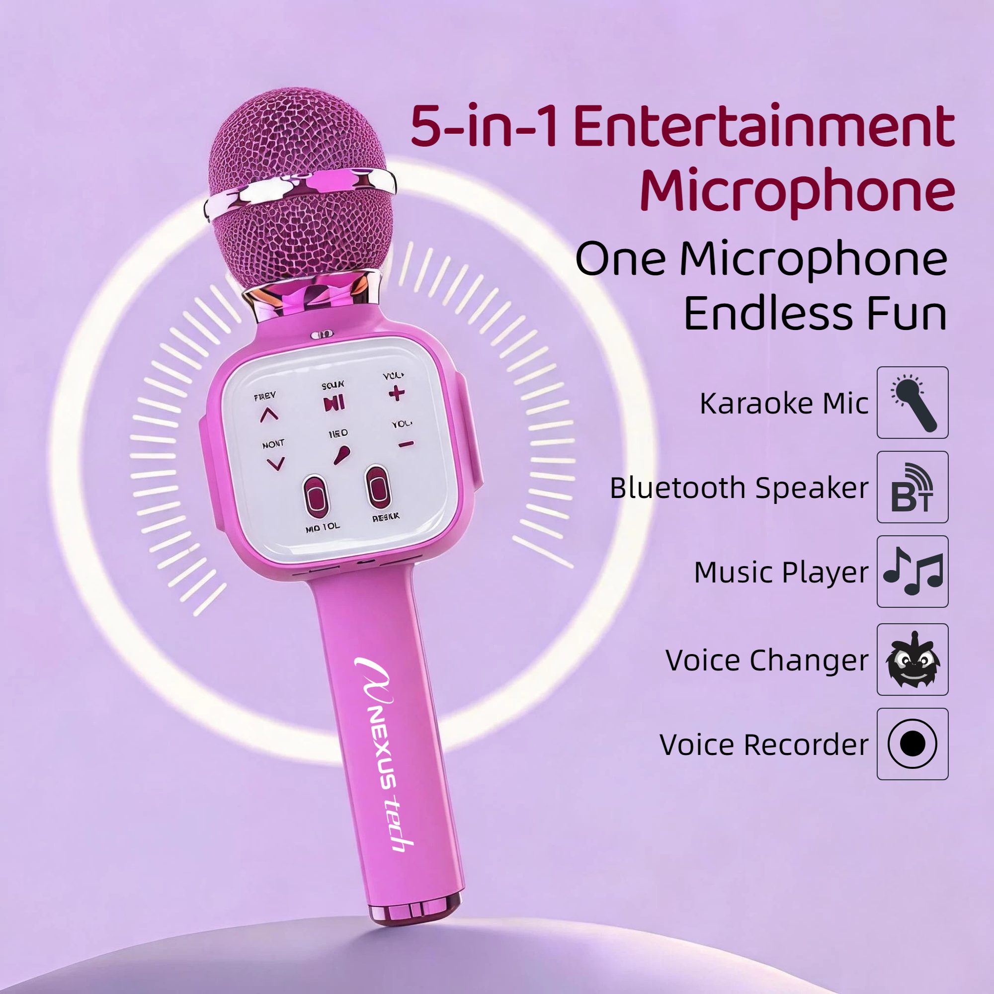 Wireless Bluetooth 5.2 Karaoke - đánh giá và giá Type C Adapter