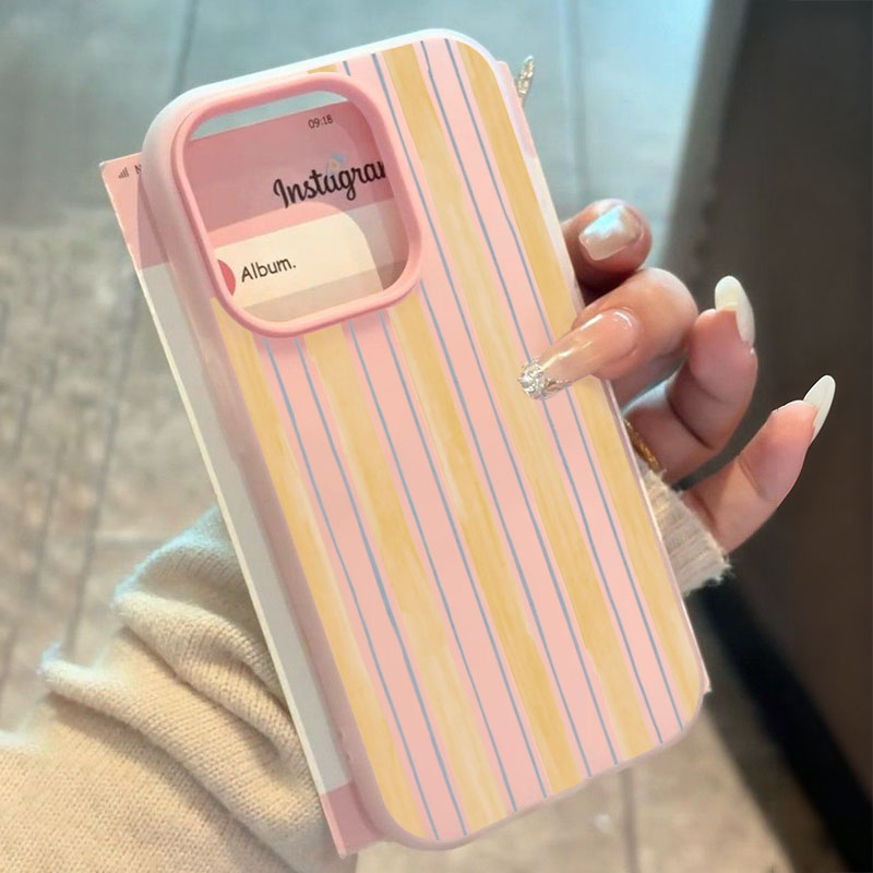 Stylish Yellow Striped Phone C - đánh giá và giá Phone Accessories Samsung