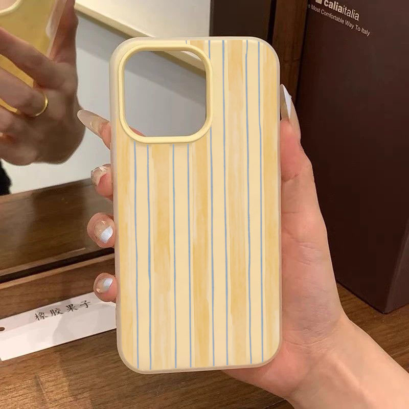 Stylish Yellow Striped Phone C - đánh giá và giá Phone Accessories Samsung