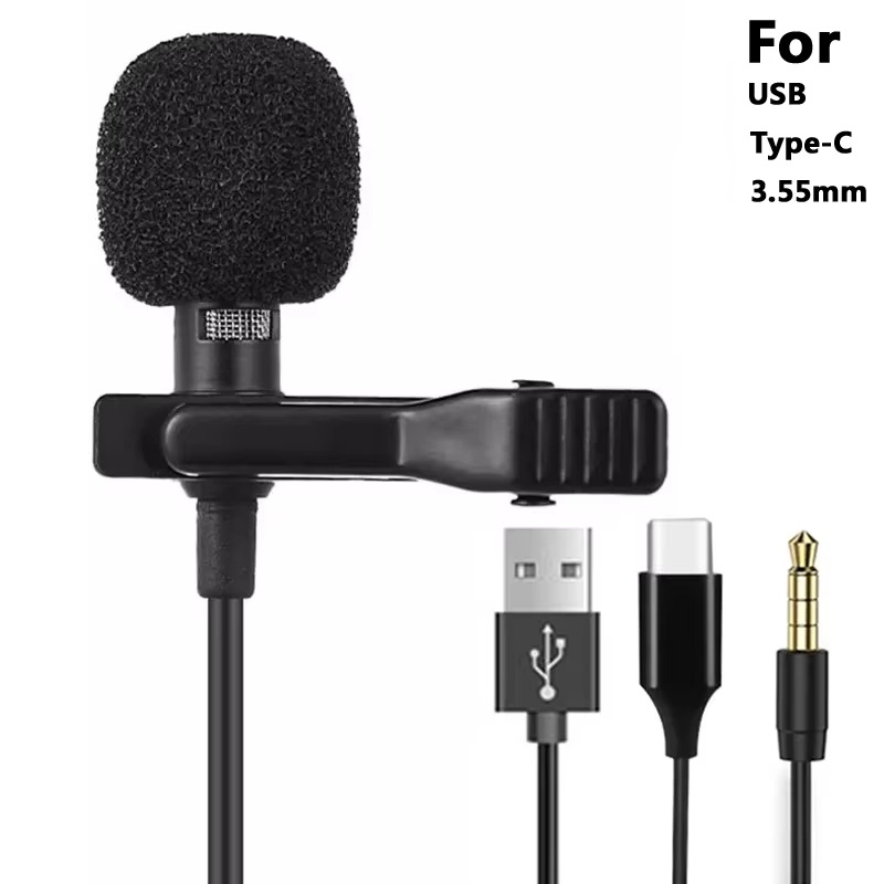 3.5mm Mini Portable Lavalier M - đánh giá và giá Type C Adapter