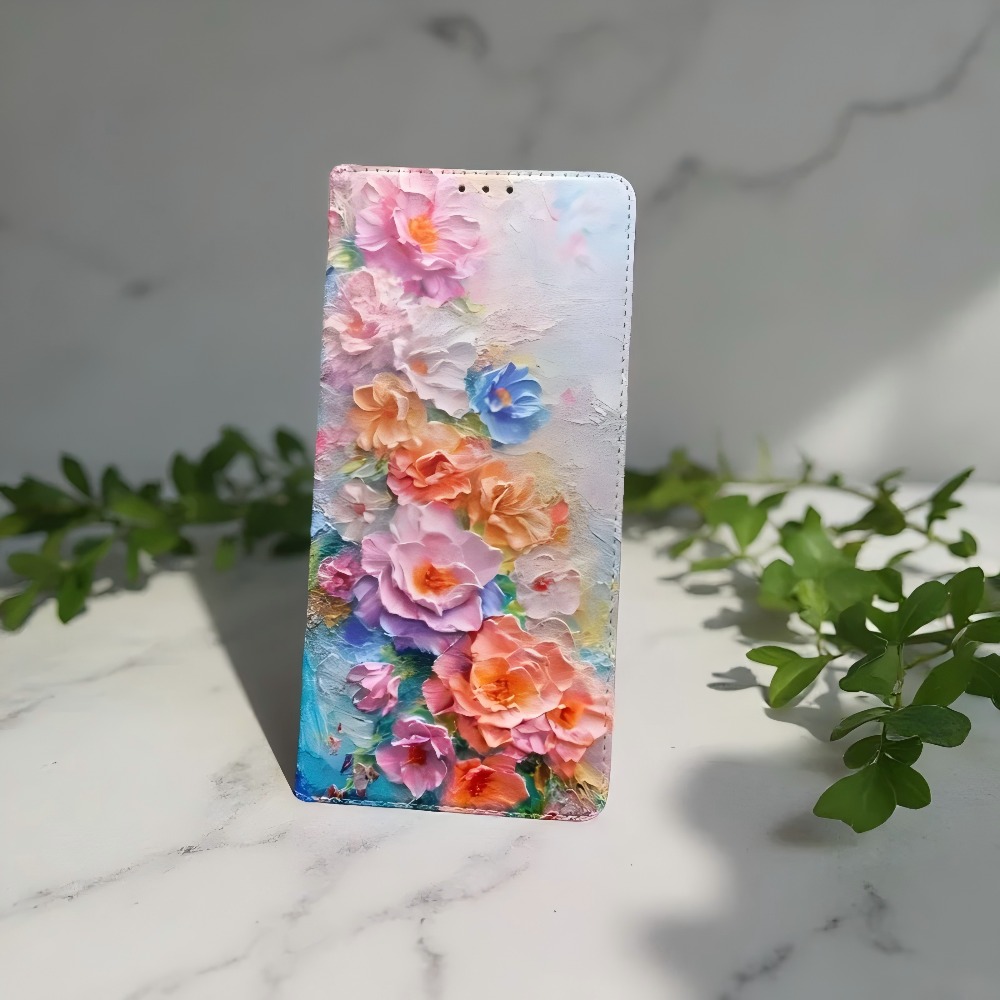 Painted Magnetic Flip Leather  - đánh giá và giá Phone Accessories Samsung