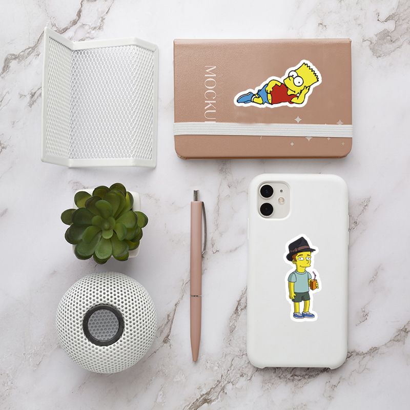 50pcs The Simpsons cute cartoo - đánh giá và giá Phone Accessories Trending Products