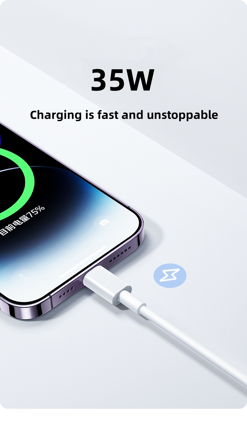 35W USB Cable For iPhone 14 13 - đánh giá và giá Phone Accessories Online